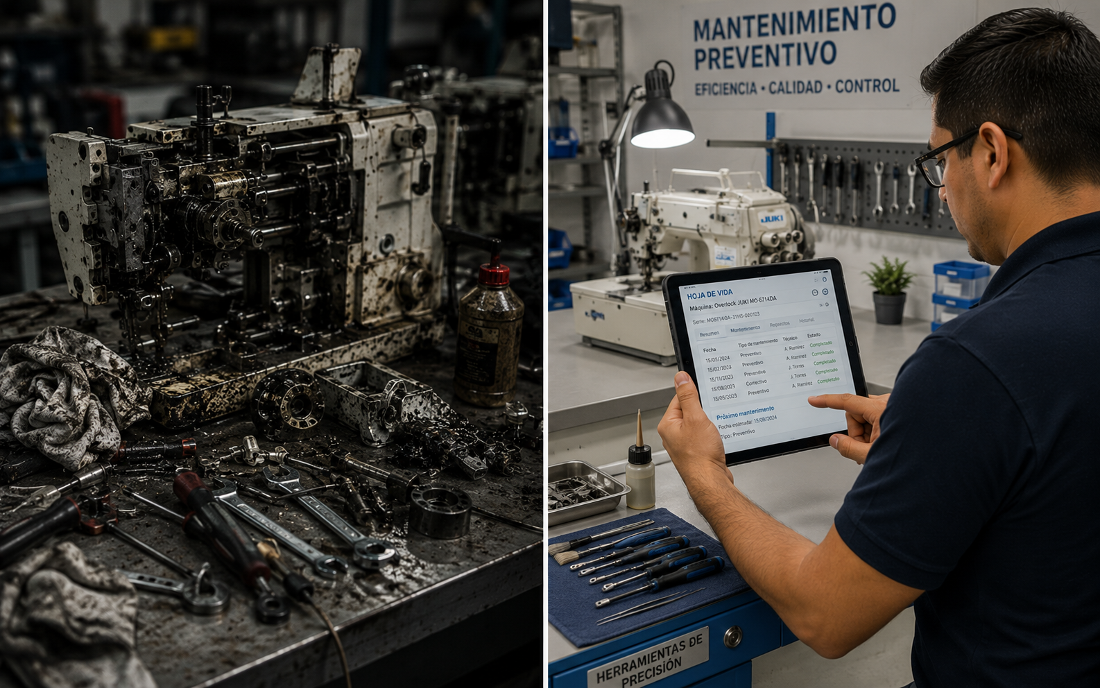Diagnóstico Técnico en Máquinas de Confección: Síntoma vs. Causa Raíz